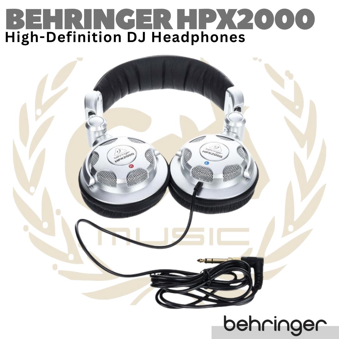 BEHRINGER HPX2000 High Definition DJ Studio Heaphones Monitor