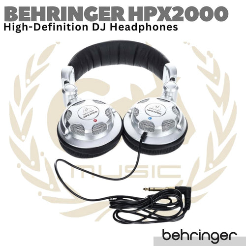 BEHRINGER HPX2000 High Definition DJ Studio Heaphones Monitor