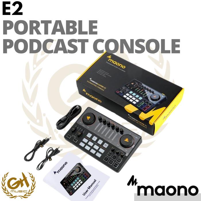 MAONOCASTER E2 / E2A (NEW VERSION) Portable Live Streaming & Podcast Console - Soundcard
