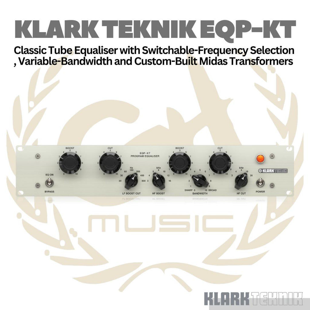 Klark Teknik EQP-KT Classic Tube Equalizer With Midas Transformer