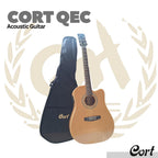 Cort AD-QEC-NAT Acoustic Electric Guitar w/Bag - Gitar Akustik Elektrik Cort AD QEC NAT Include Softcase Bag