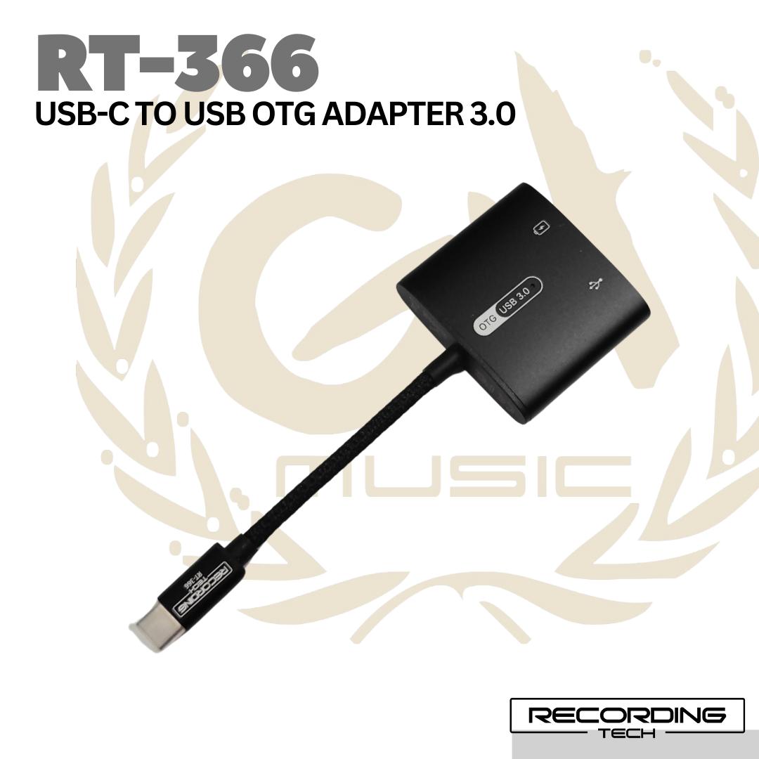 Recording Tech RT-356 USB LIGHTNING TO USB OTG ADAPTER 3.0 | RT356 iPhone i-phone