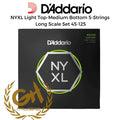 D'Addario NYXL45125 5-Strings Electric Bass Long Scale Set 45-125 | Senar Bass Elektrik Daddario NYXL Asli Original