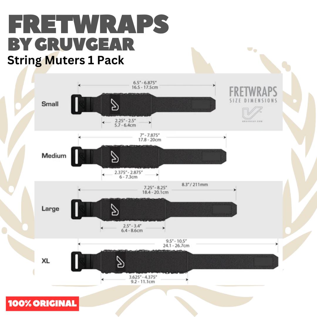 Fretwraps By Gruvgear String Muters 1 Pack - String Muter | FW-1PK-LG