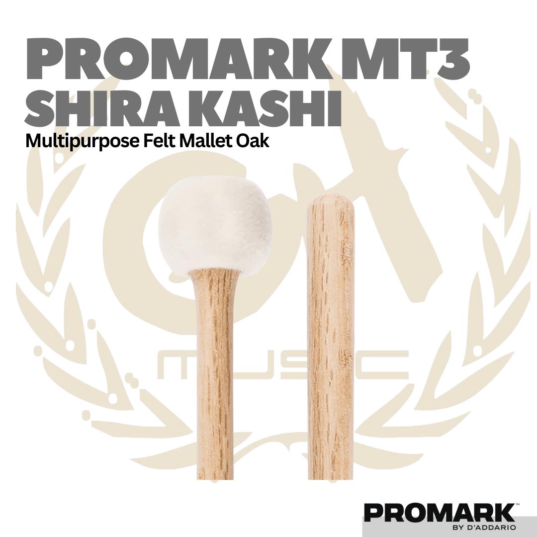 Promark Shira Kashi MT3 Oak Medium-Hard Felt Mallet
