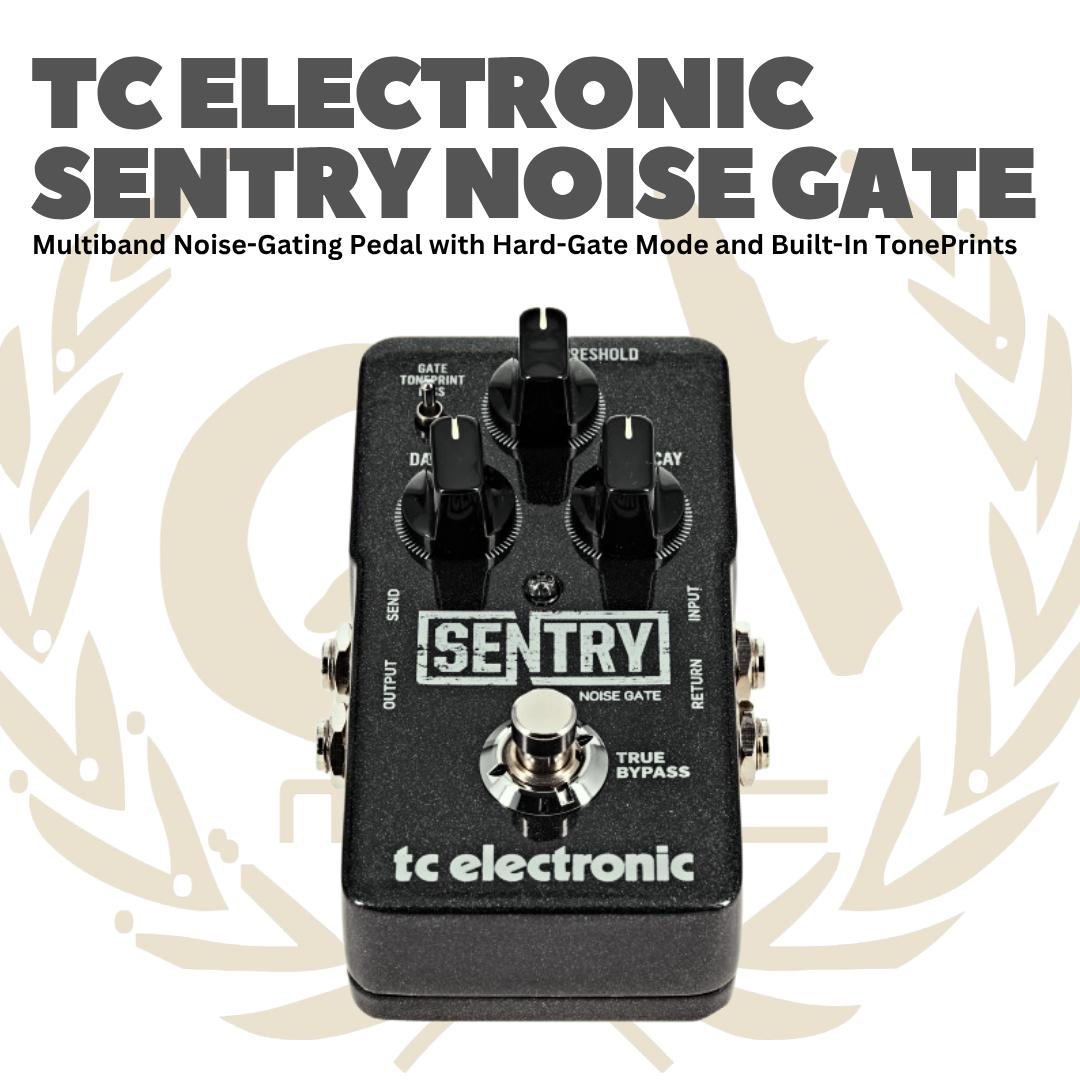 TC Electronic Sentry Noise Gate - Efek Gitar Bass Pedal