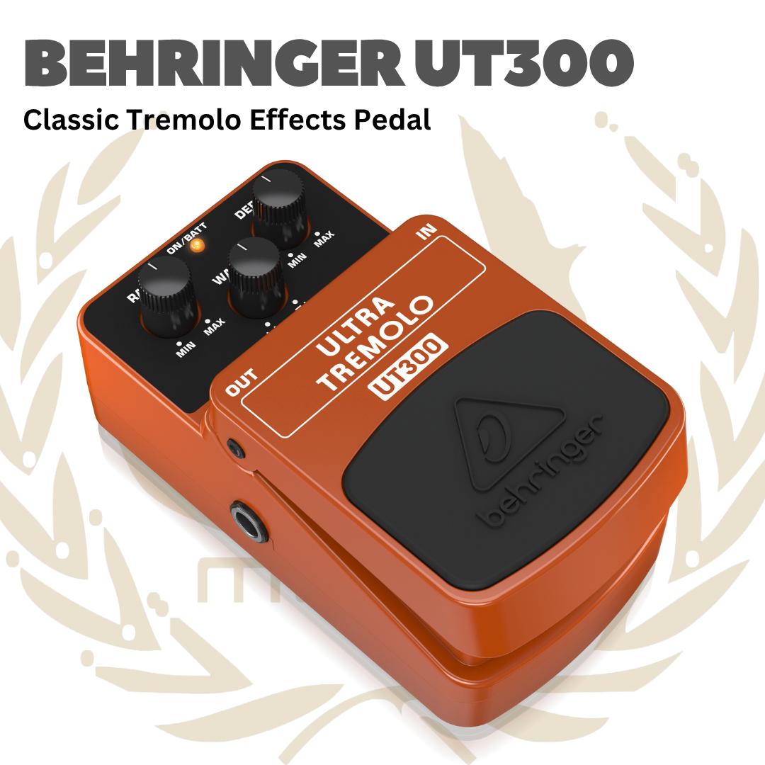 Behringer UT300 Classic Tremolo Effects Pedal - Efek Pedal UT 300 | UT-300
