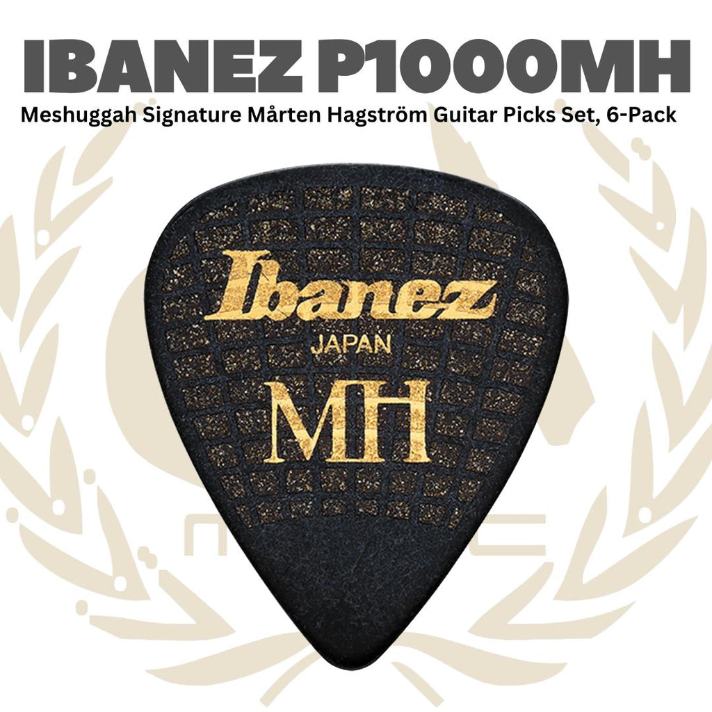 Ibanez P1000MH Messhugah Signature Marten Hagstrom Guitar Pick Set, 6 Pack - Pik Gitar P1000 MH