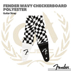 Fender Wavy Checkerboard Polyester Guitar Strap - Strep Gitar Bass