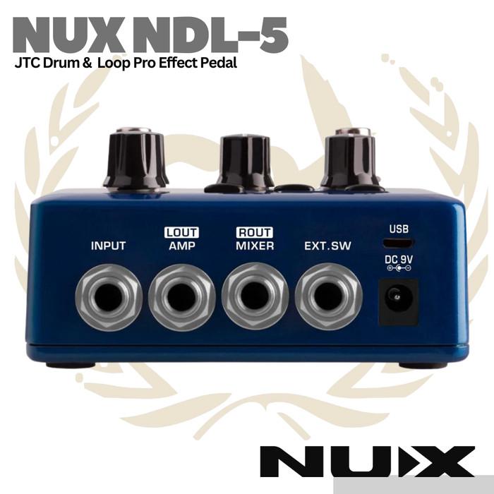 NUX JTC Drum & Loop Pro NDL5 Guitar Effect Pedal - Efek Gitar NDL-5