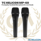 TC HELICON MP-60 HANDHELD MICROPHONE - MP 60 MIC DYNAMIC VOCAL MP60 MIK DINAMIK KARAOKE VOKAL