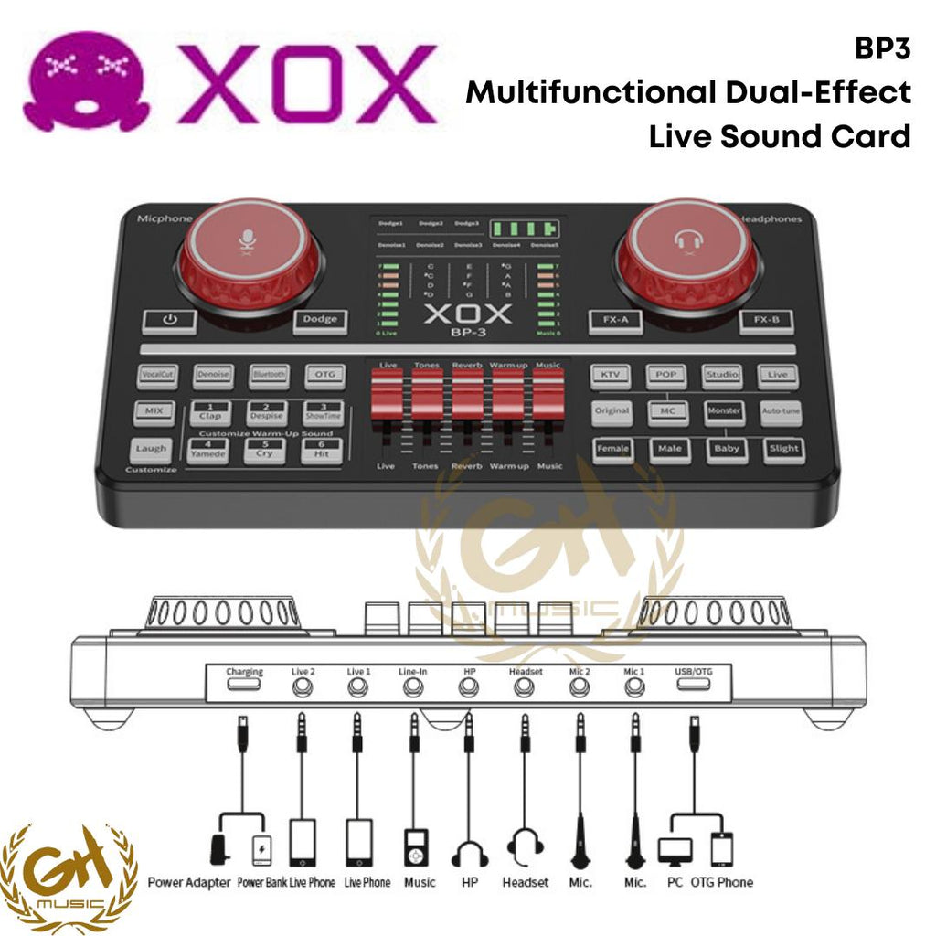 MIXER PODCAST XOX BP3 RECORDING SMULE KARAOKE