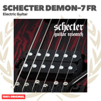 SCHECTER DEMON-7 FR 7 Strings Electric Guitar | Gitar Tremolo Up down