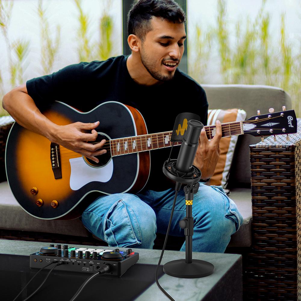 PAKET AME2 RECORDING COVER LAGU STREAMING MAONOCASTER E2 + MIC MAONO | Sound card AM-E2