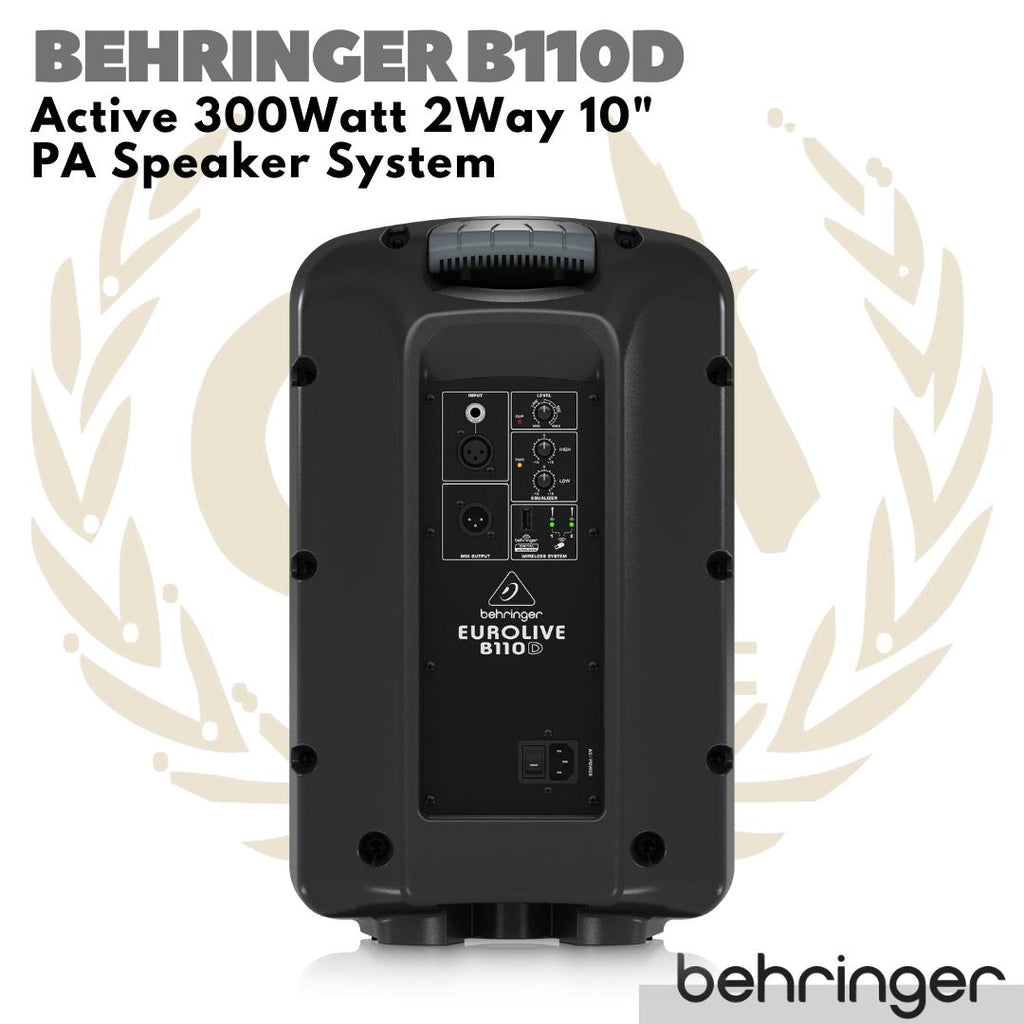 Behringer Eurolive B110D Active 300W 10 inch PA Speaker | Aktif B110 D