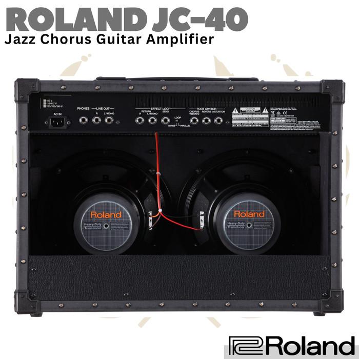 ROLAND JAZZ CHORUS 40 Guitar Amplifier | Ampli Gitar JC-40 JC40