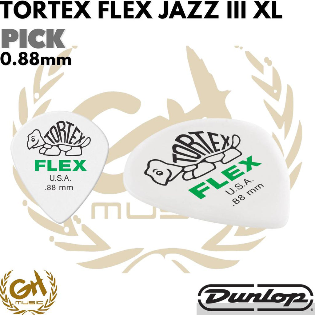 JIM DUNLOP Tortex Flex Jazz III XL Pick - Pick Gitar