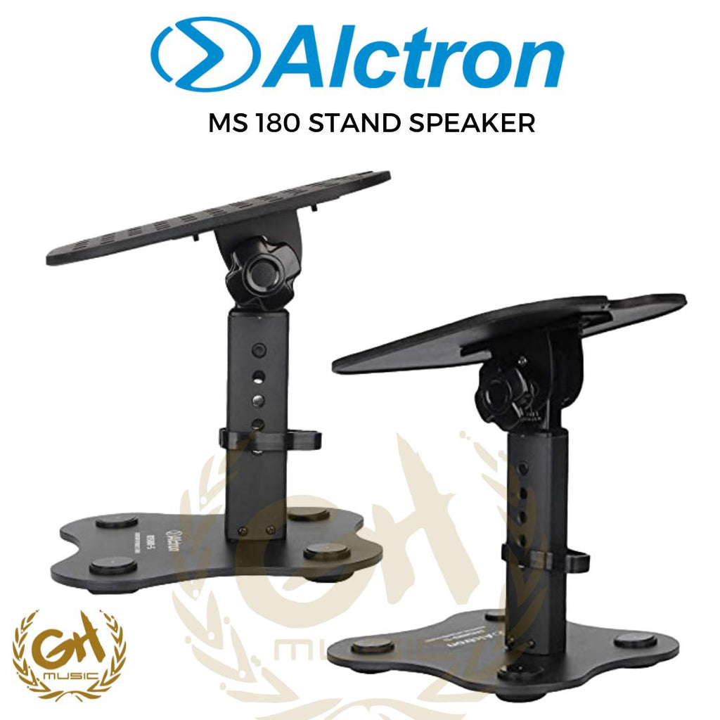 STAND SPEAKER MONITOR ALCTRON MS180 RECORDING ZOOM PODCAST COVER LAGU