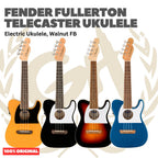 Fender Fullerton Telecaster Ukulele - Ukulele Elektrik Body Telecaster Mini 4-Senar With Preamp Original Asli