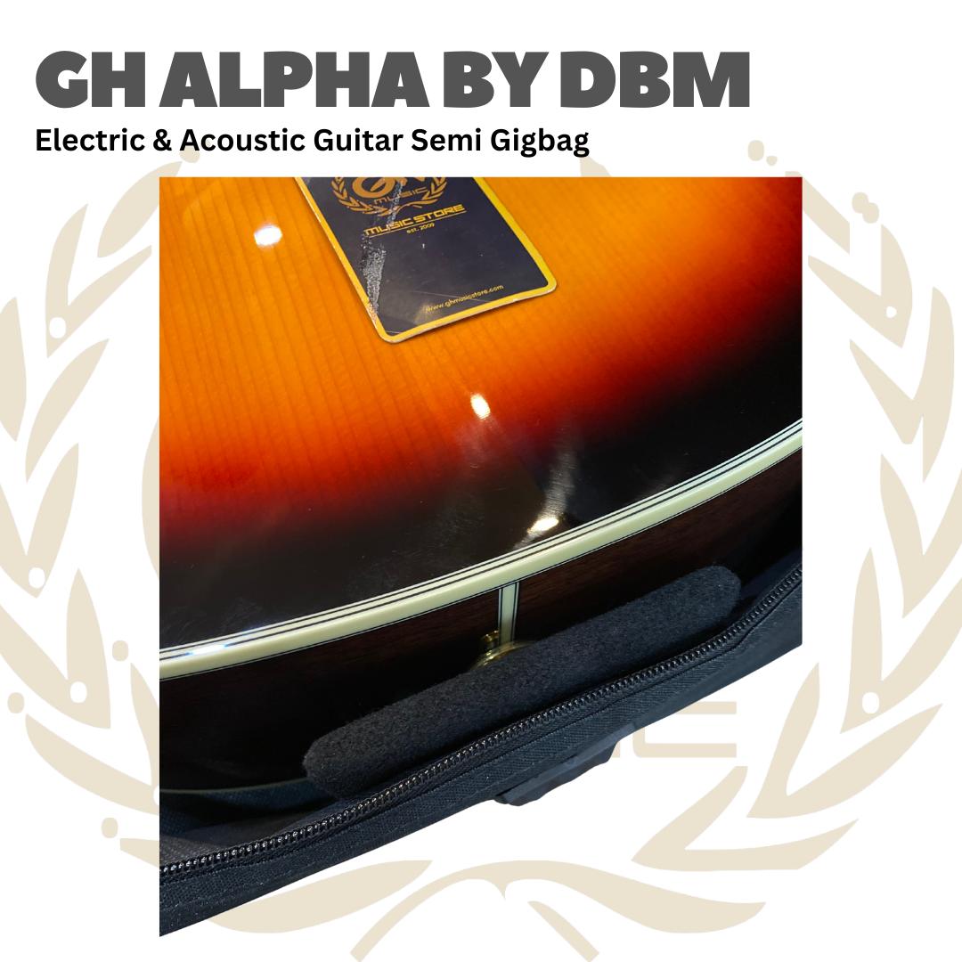 NB GH Alpha Electric By DBM Guitar Semi Gigbag - Tas Gitar Listrik Gitar Semi Gigbag GH Tas Gitar Elekrtik Semi Gigbag
