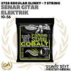 Ernie Ball 2728 Regular Slinky 7-String Cobalt Electric | 10-56