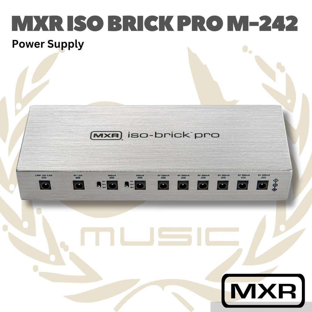 MXR ISO Brick Pro Power Supply Pro-US M-242 - Jim Dunlop Adaptor Efek Gitar M242