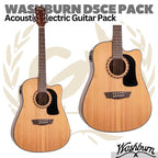WASHBURN D5CE Acoustic Electric Guitar Pack | Paket Gitar Akustik