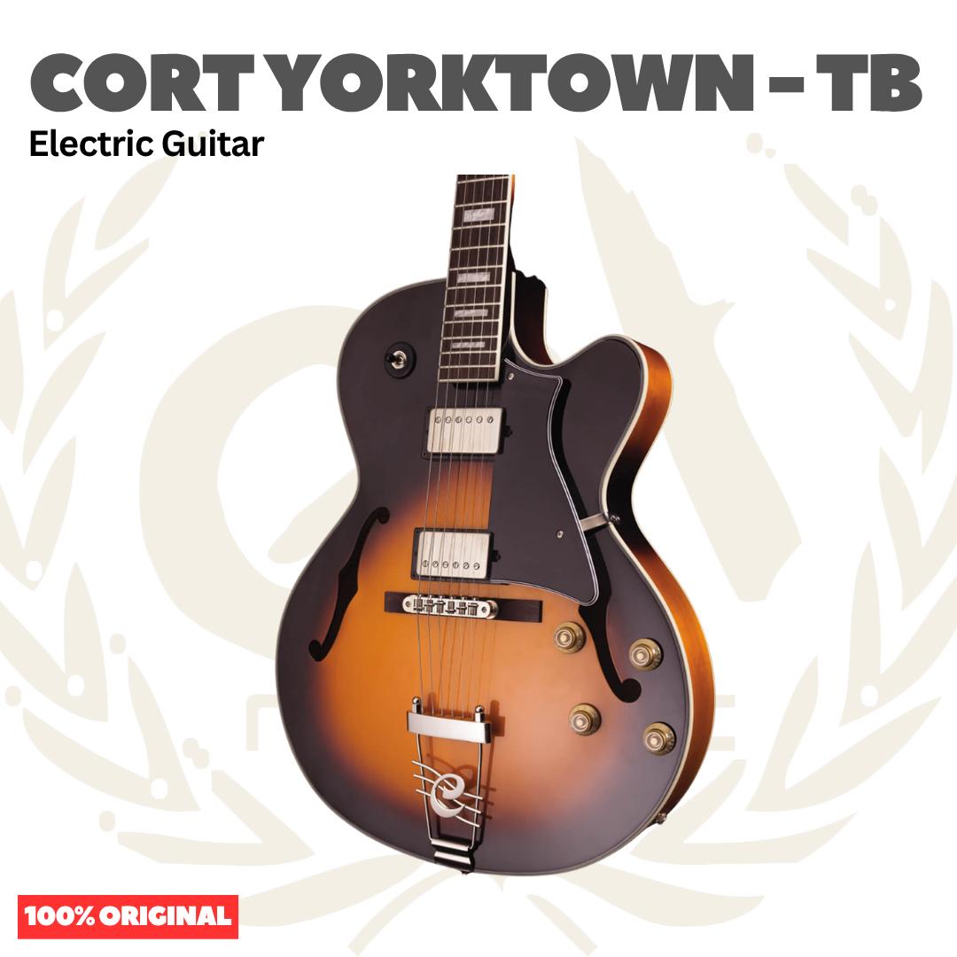 Cort YORKTOWN TB Acoustic Electric w/Case - Gitar Akustik Elektrik