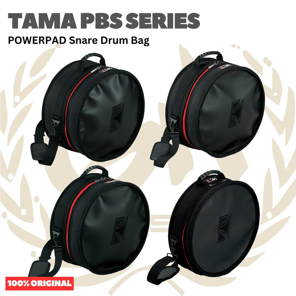 Tama PBS Series PowerPad Snare Drum Bag - Tas Snare Drum Original Asli