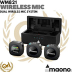 Maono WM821 Dual Wireless Microphone System - Mic Wireless