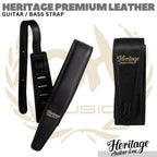 HERITAGE PREMIUM LEATHER Guitar / Bass Straps | Strap Gitar Kulit