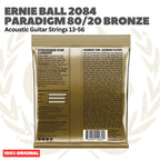 Ernie Ball 2084 13-56 Paradigm Medium 80/20 Bronze Acoustic Guitar Strings - Senar Gitar Akustik
