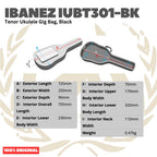 Ibanez IUBT301-BK Gig bag for Tenor Ukulele - Tas Ukulele Tenor Original Asli