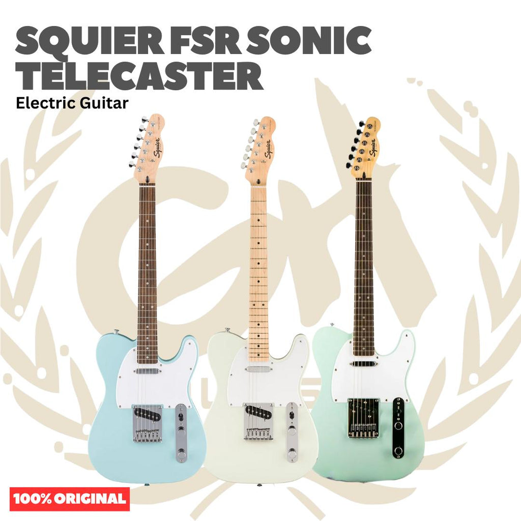 SQUIER FSR SONIC Telecaster Electric Guitar | Gitar Elektrik Listrik