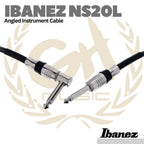 Ibanez NS20L Angled Instrumen Cable - Kabel Jack Gitar L