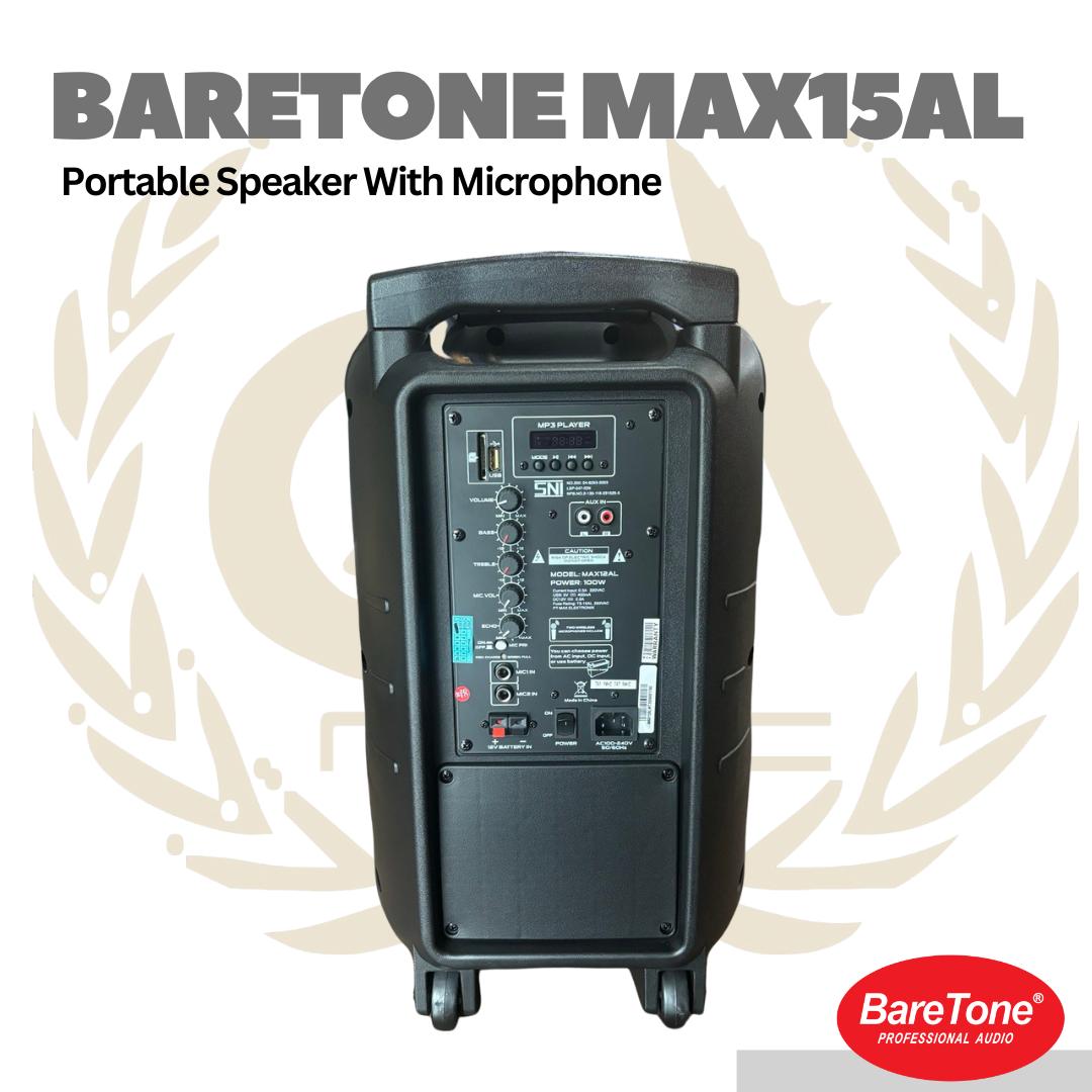 Baretone MAX15AL Portable Speaker 15" 125W