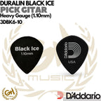 D'ADDARIO DURALIN DURAGRIP BLACK ICE - PICK GITAR BASS