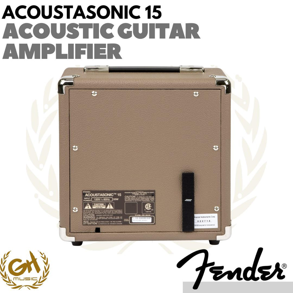 Fender Acoustasonic 15 Acoustic Guitar Amplifier - Ampli Gitar Akustik