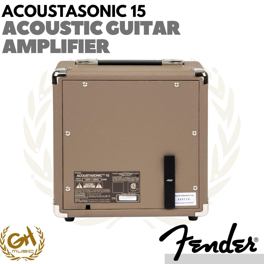 Fender Acoustasonic 15 Acoustic Guitar Amplifier - Ampli Gitar Akustik
