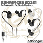 BEHRINGER SD251 Professional In Ear Studio Monitor | Earphone CK CL BT
