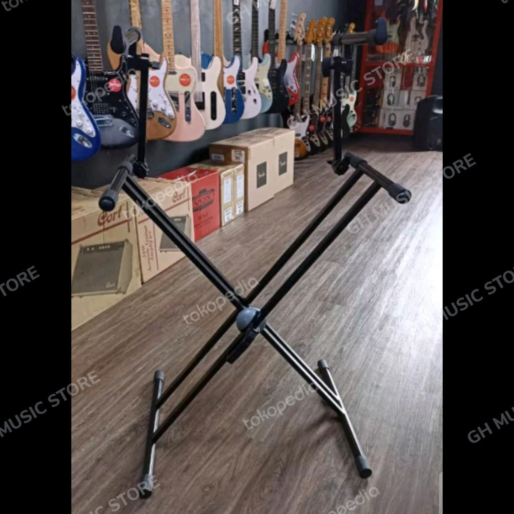 STAND KEYBOARD DOUBLE 2 DUAL MULTI | Susun Tingkat Tumpuk Piano K582