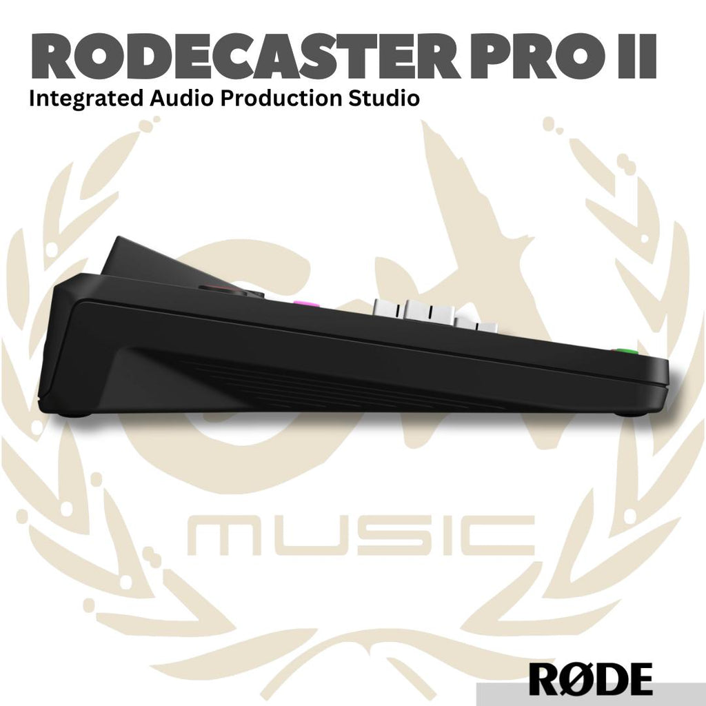 RodeCaster Pro II Integrated Audio Production Studio - Soundcard Mixer Livestreaming Rode Caster Pro II