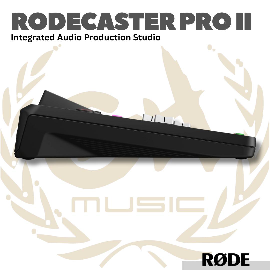 RodeCaster Pro II Integrated Audio Production Studio - Soundcard Mixer Livestreaming Rode Caster Pro II