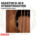 Martin D-JR-E STREETMASTER Acoustic Electric Guitar w/Bag - Gitar Akustik Elektrik