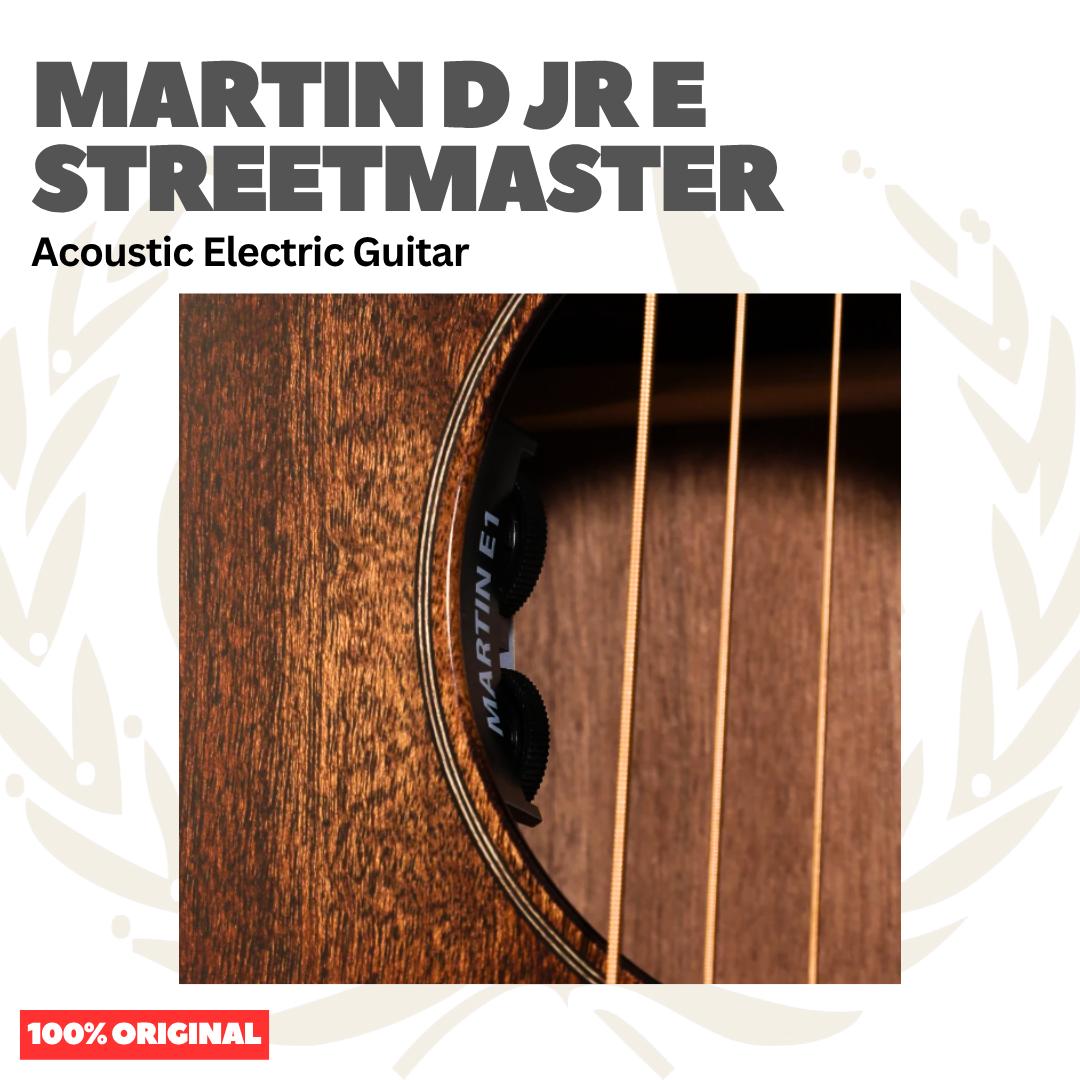 Martin D-JR-E STREETMASTER Acoustic Electric Guitar w/Bag - Gitar Akustik Elektrik