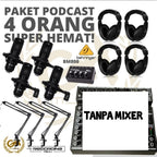 PAKET PODCAST 4 ORANG MURAH BERKUALITAS PM360 / BM800 + RT ELEGANT 6 MK2