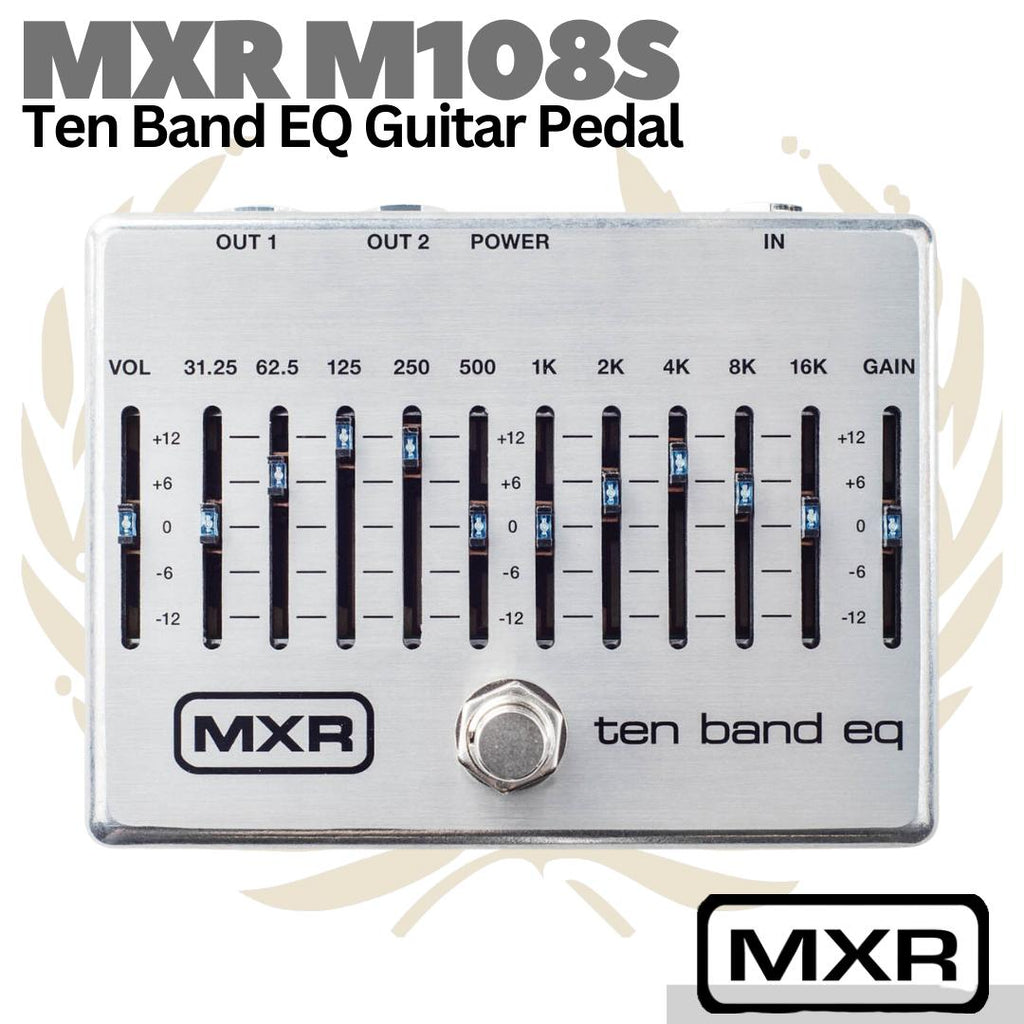 MXR M108S 10 BAND EQ Guitar Effects Pedal | Jim Dunlop Efek Gitar M108