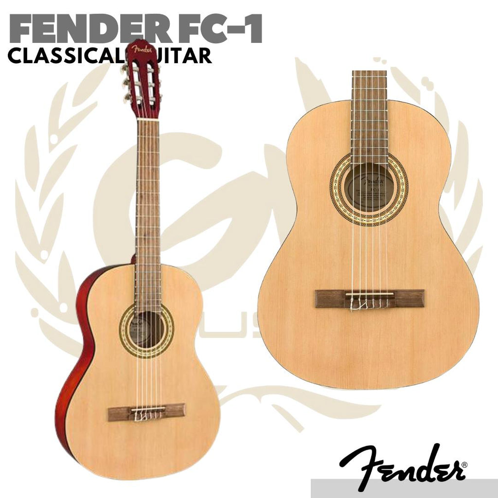 FENDER FC-1 Classical Guitar Nylon | Gitar Klasik Nilon FC1