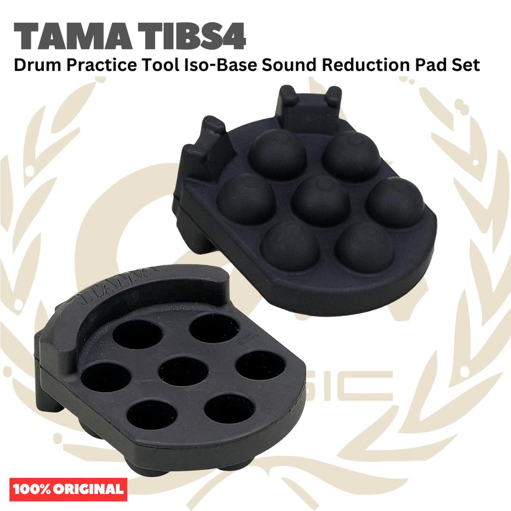 TAMA TIBS4 Drum Practice Tool Iso-Base Sound Reduction Pad Set - Rubber Pad Stand Hi-hat Drum Original Asli