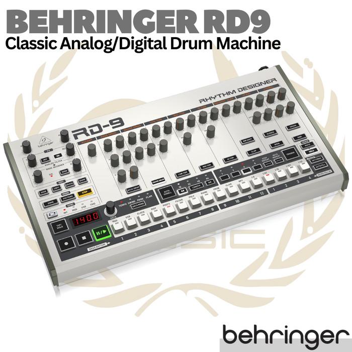 BEHRINGER RHYTHM DESIGNER RD-9 Classic Analog/Digital Drum Machine RD9